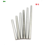 M6 ALUMINIOWE GWINTOWANE PRĘTY